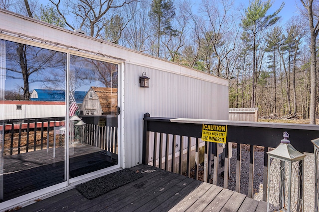 view of deck