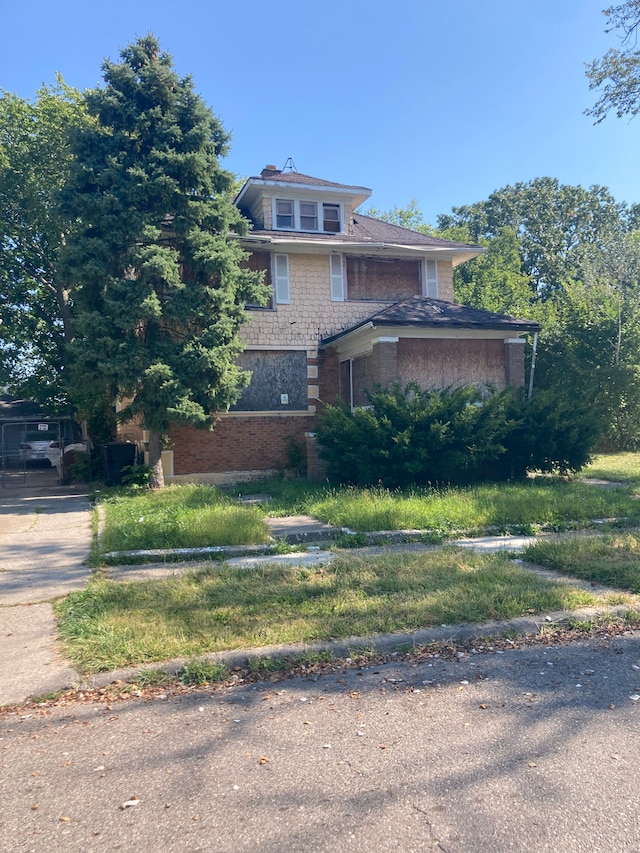 view of front of home