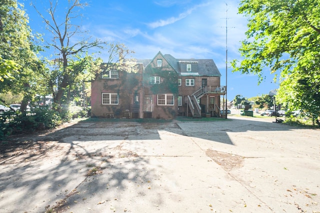 view of rear view of property