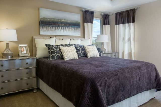 bedroom featuring carpet floors