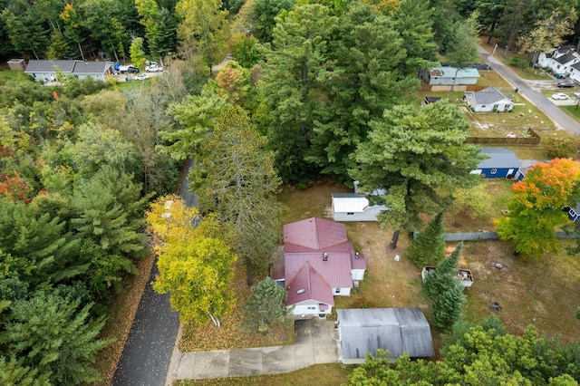 1758 W Nestel Rd, Prudenville, MI 48651 - aerial view of property and surrounding area