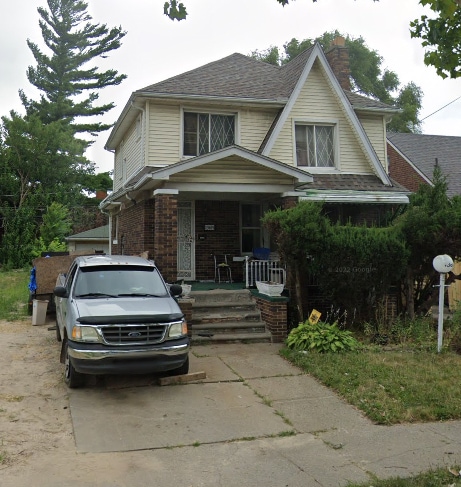 view of front of home with a porch