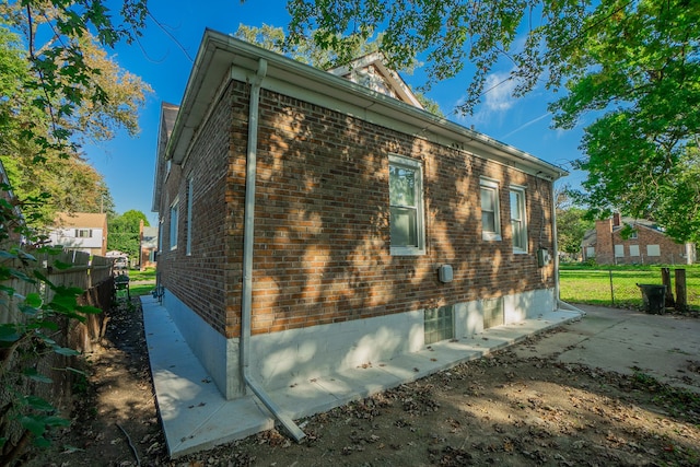 view of side of property