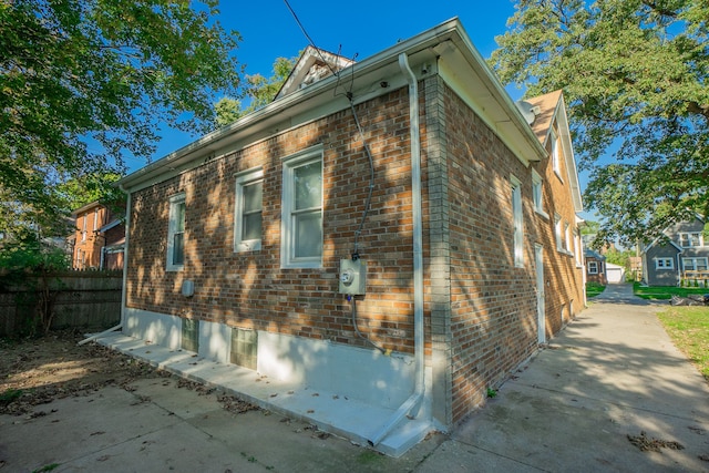 view of home's exterior