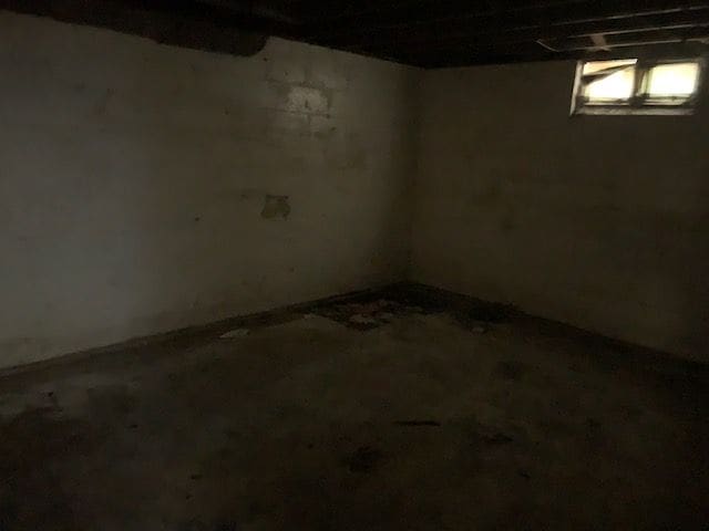 view of basement