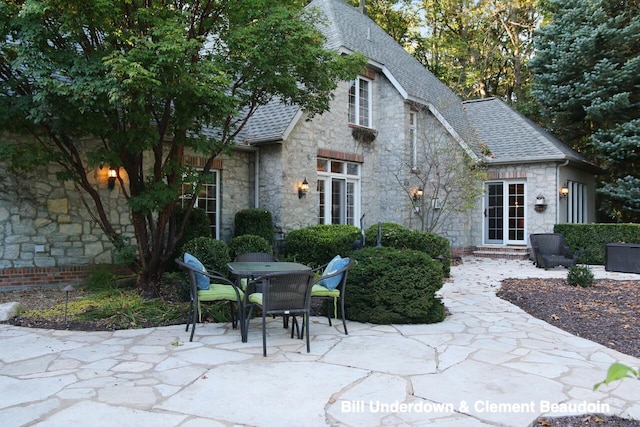 back of house featuring a patio area