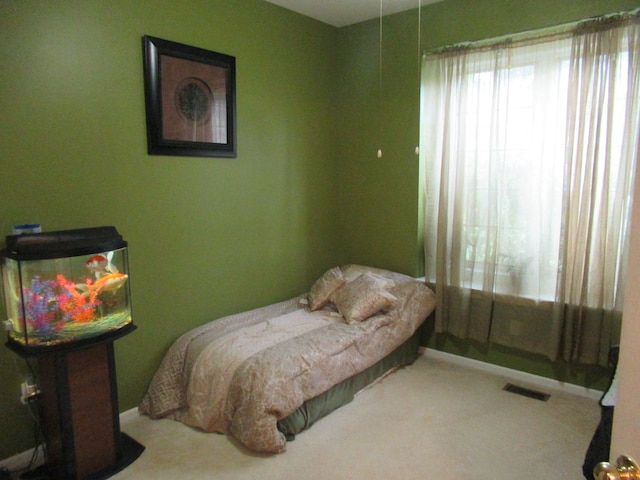 bedroom featuring carpet flooring