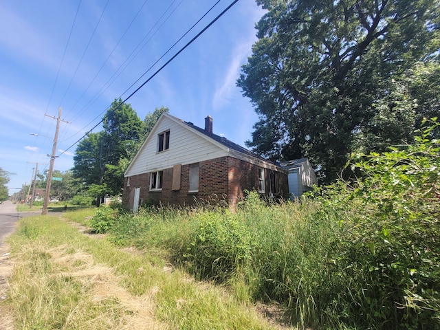 view of side of home