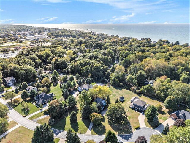 507 Lena Dr, South Haven, MI 49090 - aerial view of residential area featuring a large body of water