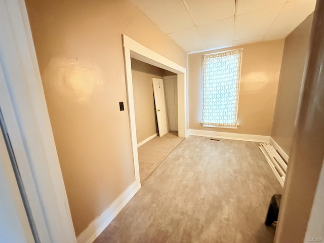 interior space with light wood-type flooring