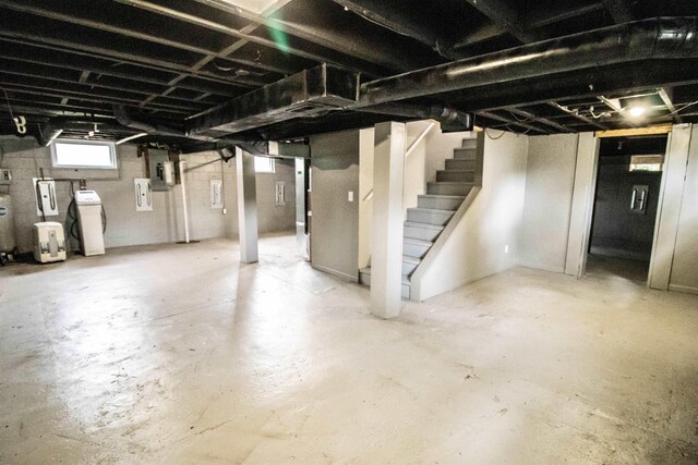 7029 Silver Lake Rd, Linden, MI 48451 - below grade area featuring stairs