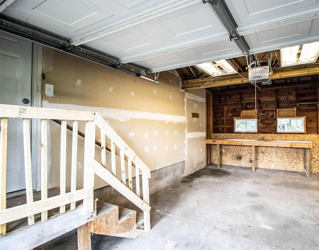 7029 Silver Lake Rd, Linden, MI 48451 - garage with a garage door opener