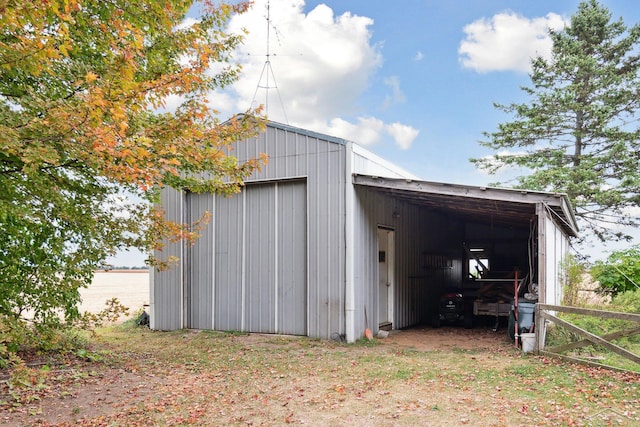 view of outbuilding