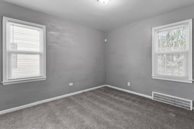 spare room featuring carpet floors