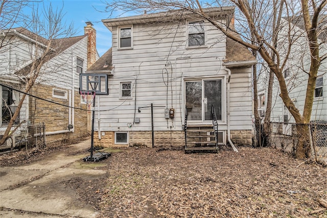 view of rear view of house