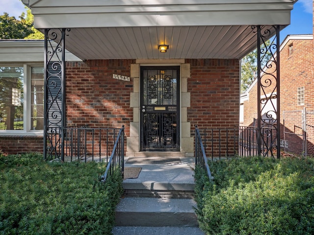 view of entrance to property