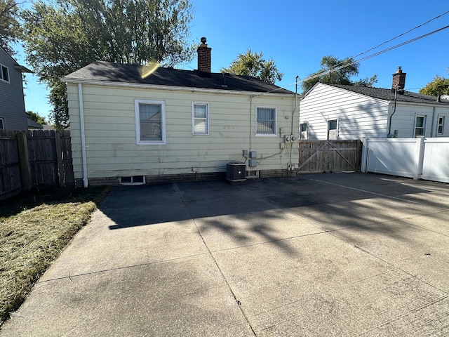 back of house featuring a patio area