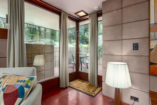 doorway to outside featuring a wealth of natural light