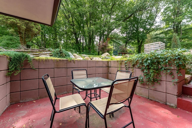 view of patio / terrace