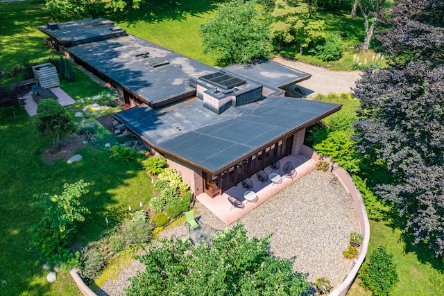 drone / aerial view