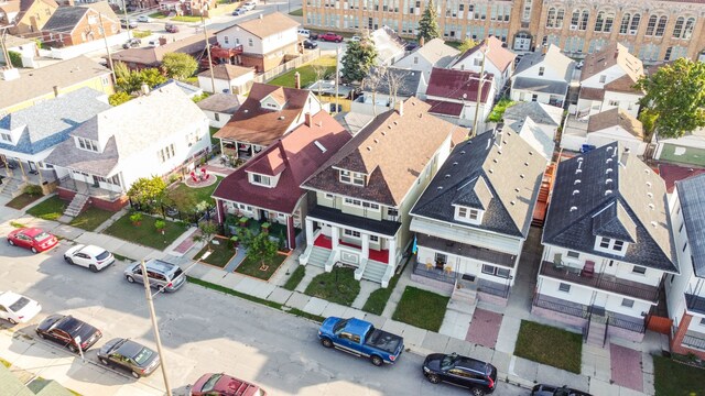 11434 Mcdougall St, Hamtramck, MI 48212 - aerial perspective of suburban area