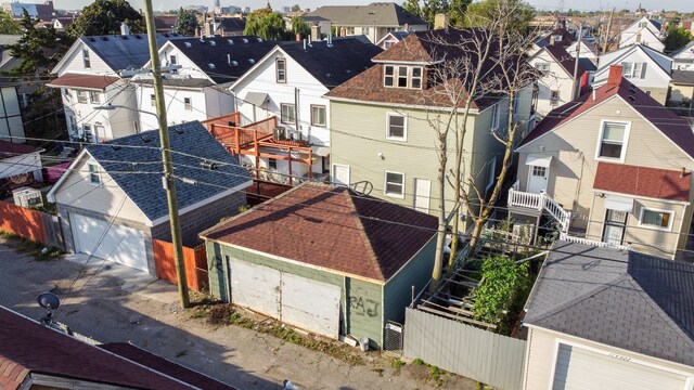 11434 Mcdougall St, Hamtramck, MI 48212 - aerial perspective of suburban area