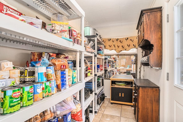 view of pantry