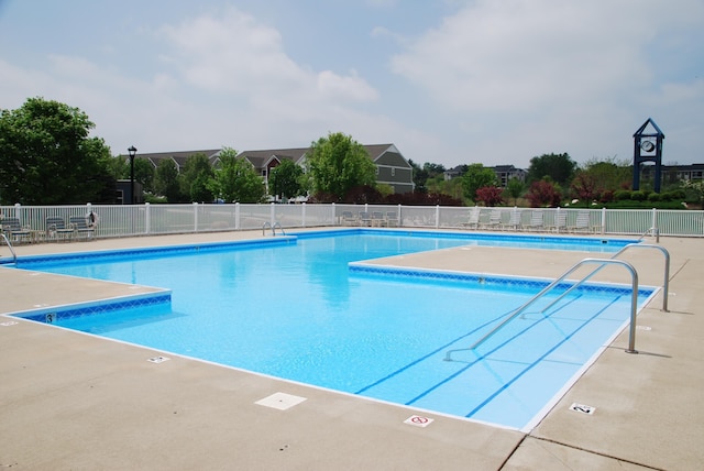 view of pool