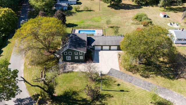 9695 Community Hall Rd, Union Pier, MI 49129 - view from above of property