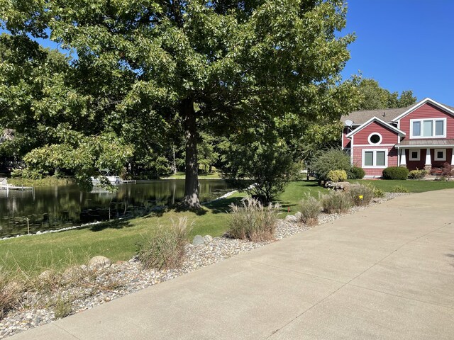 23739 Grandview Ct, Sturgis, MI 49091 - view of grassy yard featuring a water view