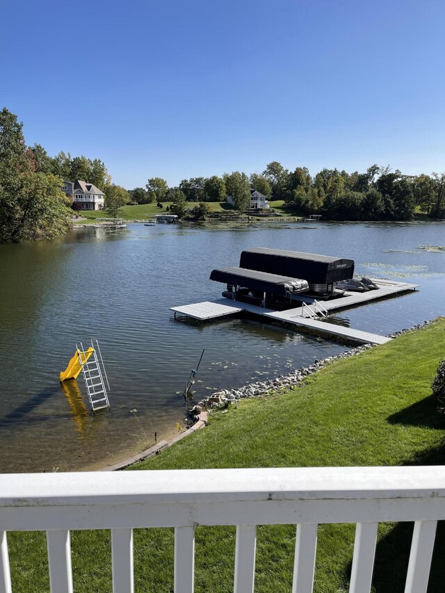 23739 Grandview Ct, Sturgis, MI 49091 - dock with a water view