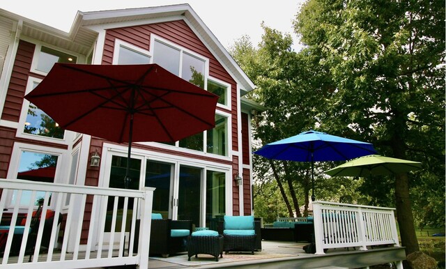 23739 Grandview Ct, Sturgis, MI 49091 - view of property exterior with outdoor lounge area