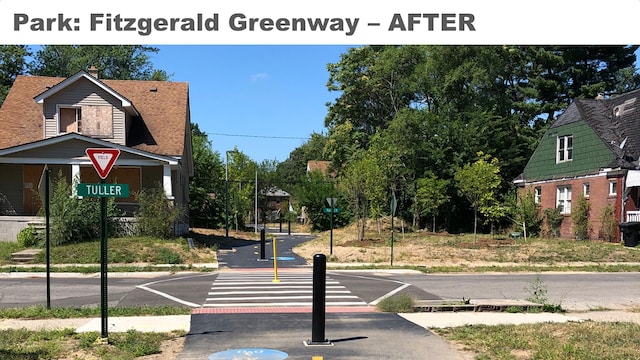 15782 Ohio St, Detroit, MI 48238 - view of road featuring sidewalks and traffic signs