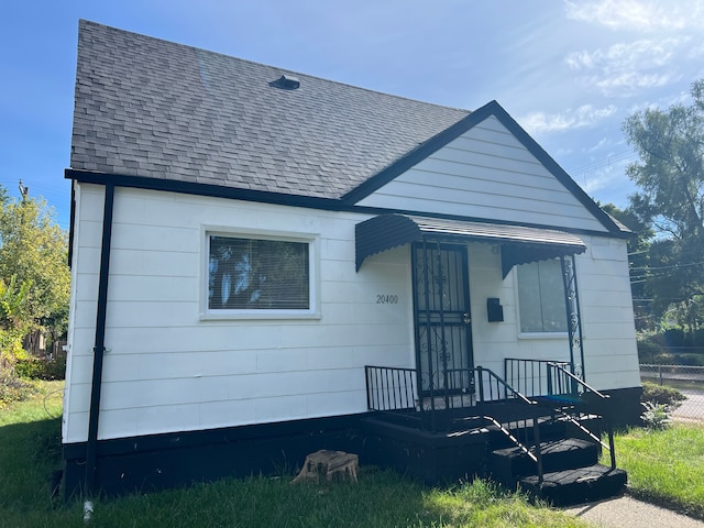 view of bungalow-style home