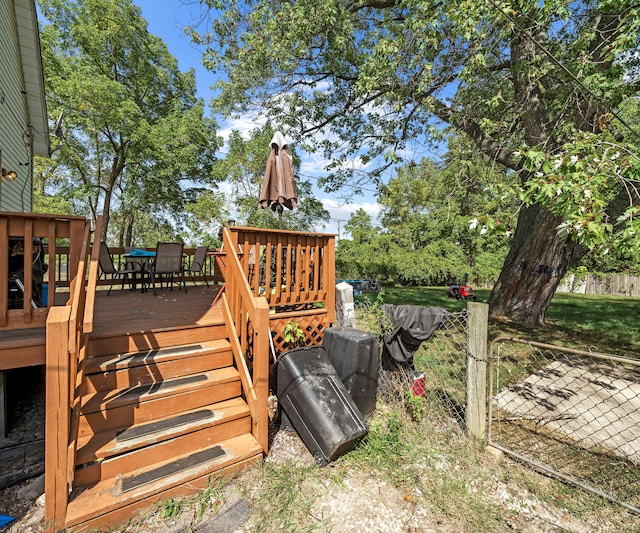 view of deck