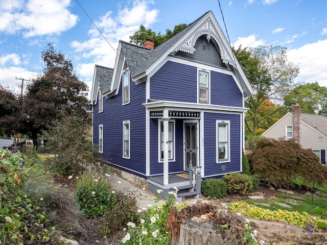 view of victorian house