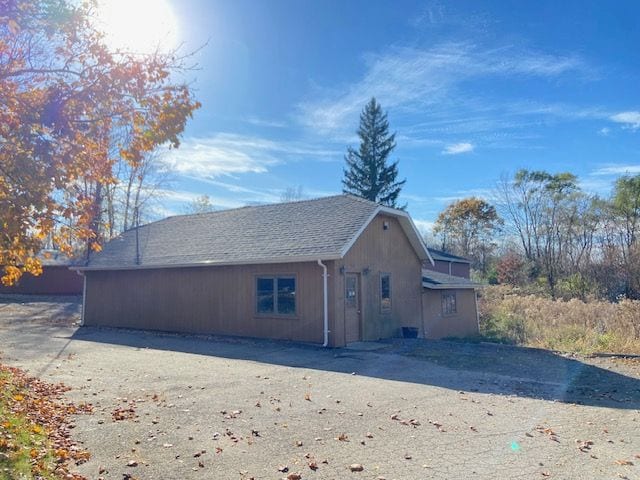 view of side of property