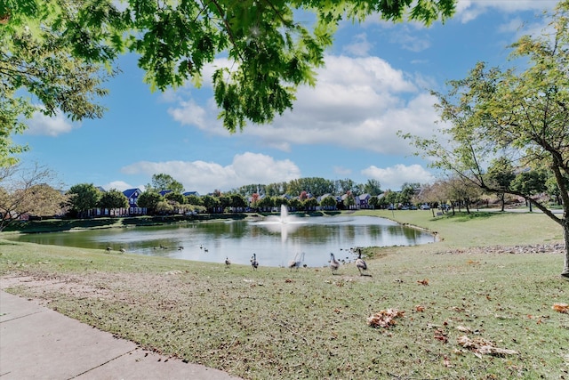 property view of water