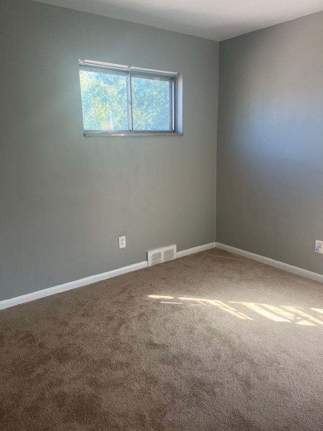 spare room featuring carpet