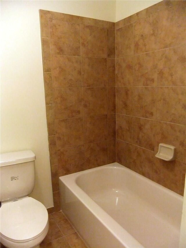 48945 Tuscan Hls, Plymouth, MI 48170 - bathroom with toilet and tile patterned floors
