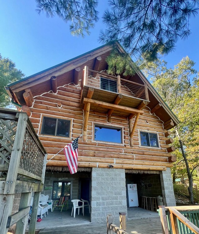 view of rear view of house