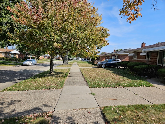 view of road