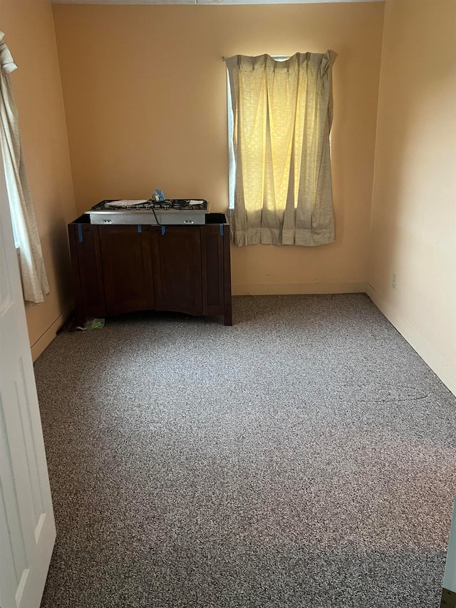 unfurnished room with carpet floors