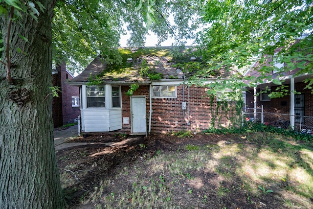 view of front of home