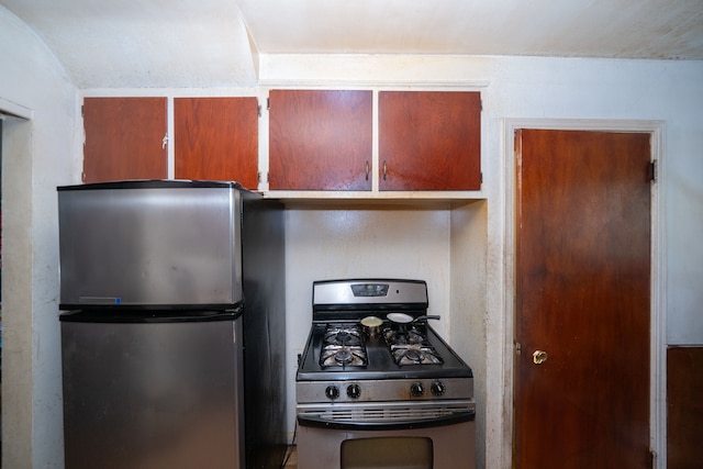 kitchen with stainless steel appliances