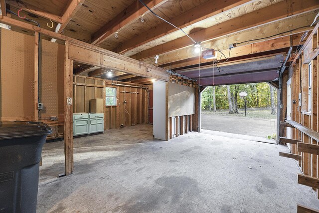 11600 Baker Rd, Greenville, MI 48838 - garage with a garage door opener