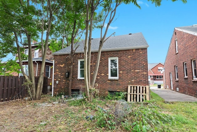 view of rear view of house