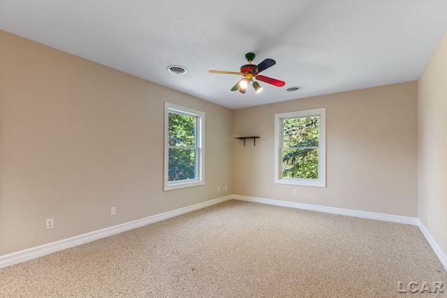 unfurnished room with carpet flooring and a healthy amount of sunlight