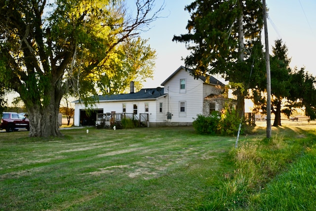 exterior space featuring a deck