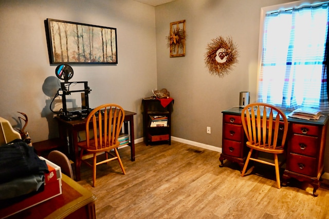 12101 Todd Rd, Ida, MI 48140 - office with wood finished floors, plenty of natural light, and baseboards
